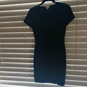 Black Short Sleeve Dress